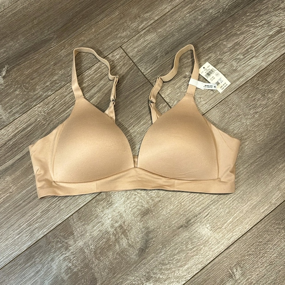 Aerie Real Good Sunnie Lurex Strap Wireless Lightly Lined Bra